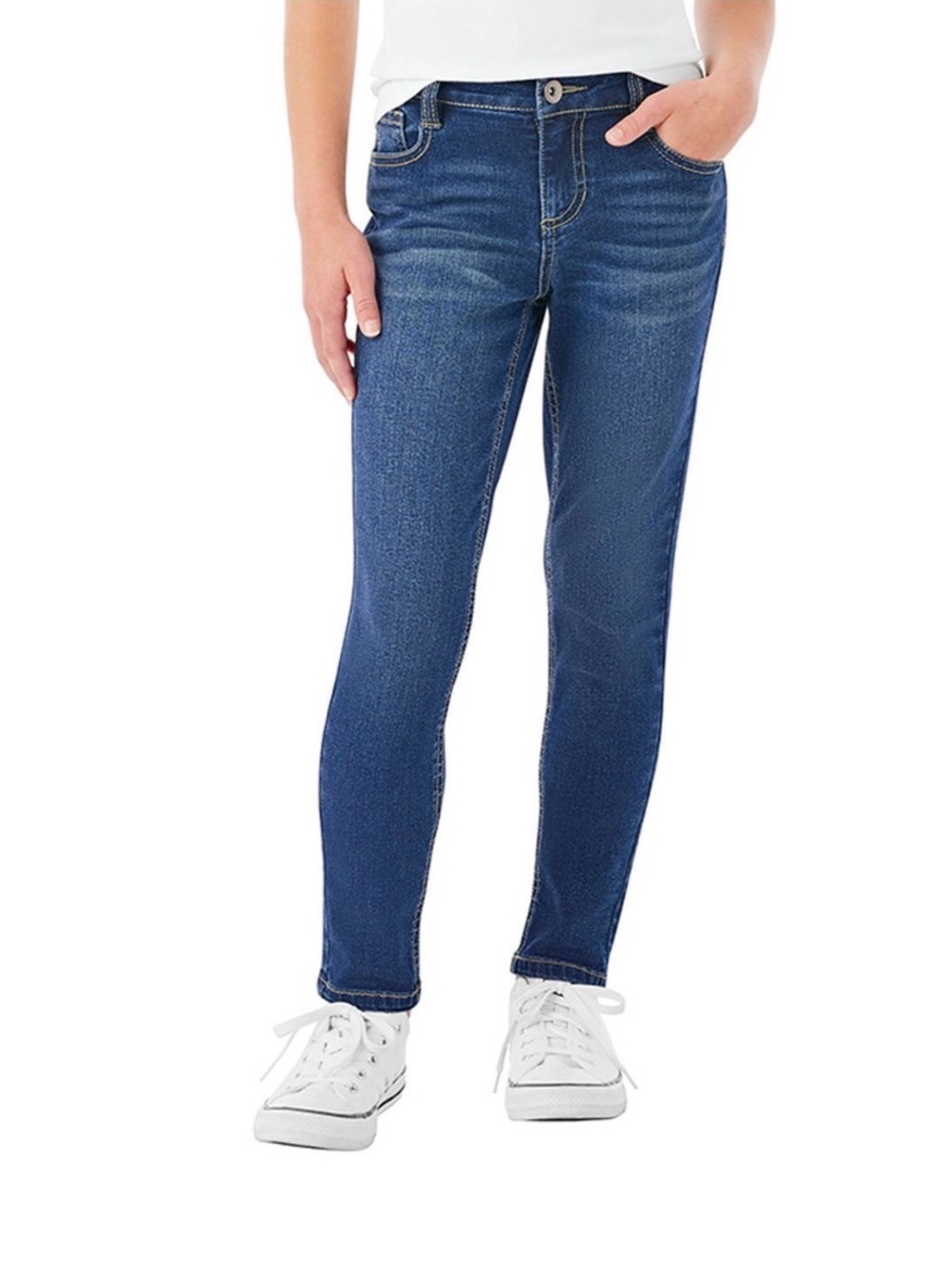 GAP Denim Stretch Jean Legging – Size 14 – Light Medium – Adjustable Waist – EUC